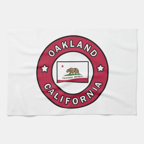 Oakland California Kitchen Towel
