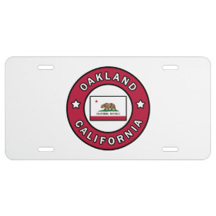 Oakland California License Plate