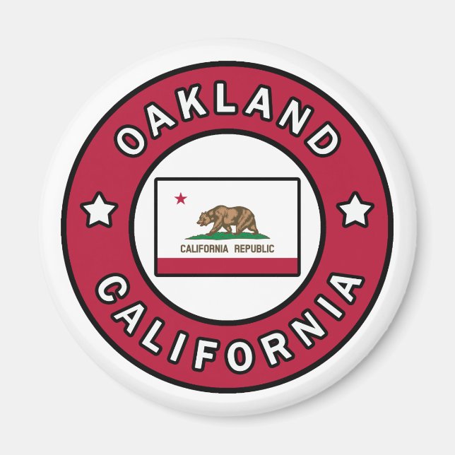 Oakland California Magnet (Front)