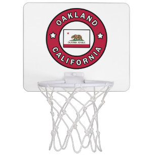 Oakland California Mini Basketball Hoop