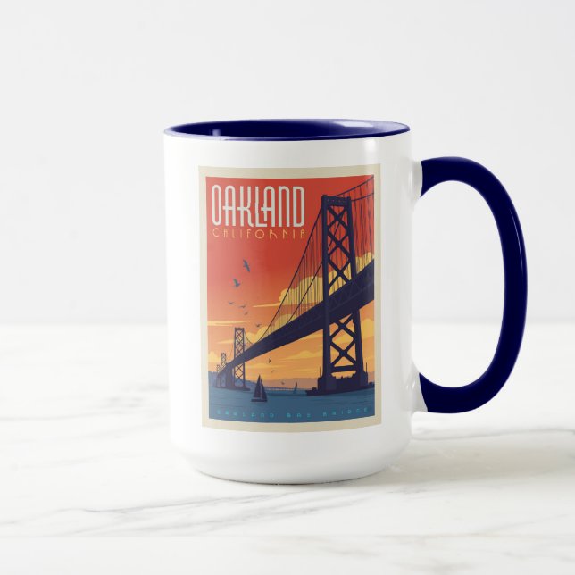 Oakland, California Mug (Right)