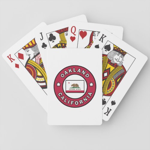 Oakland California Playing Cards
