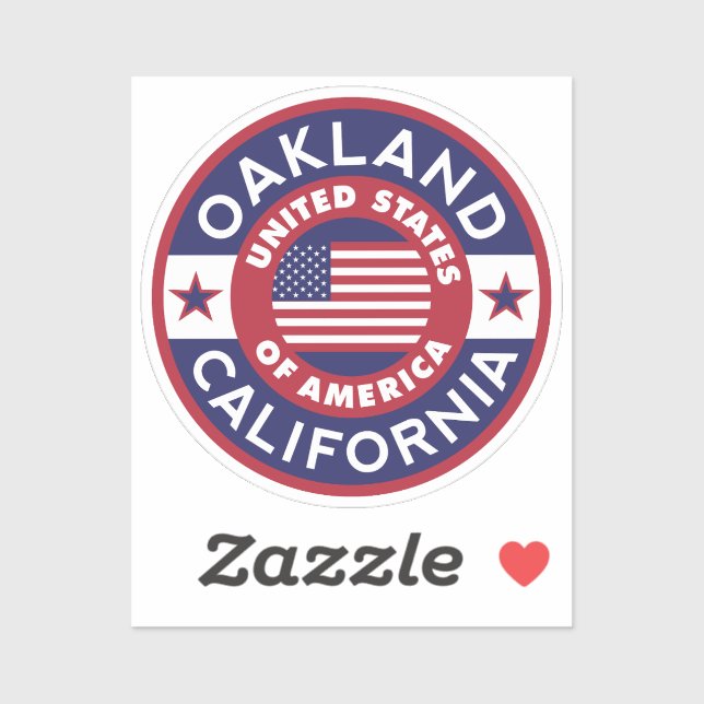 OAKLAND, California Sticker (Sheet)