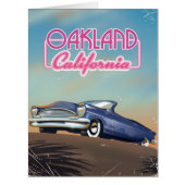 Oakland California travel poster (Front)