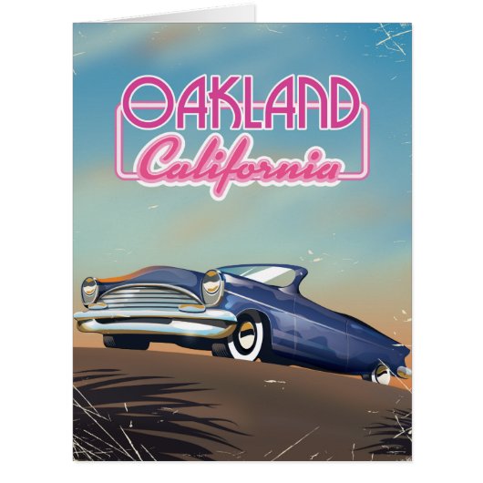 Oakland California travel poster (Front)