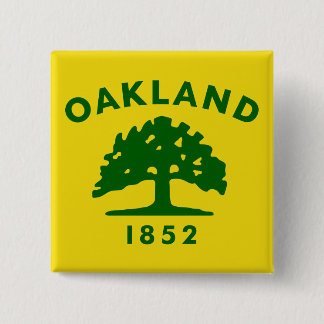 Oakland, California, United States flag Button