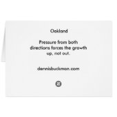 Oakland Cards (Back Horizontal)