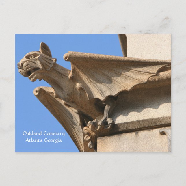 Oakland Cemetery, Atlanta GA, Postcard (Front)