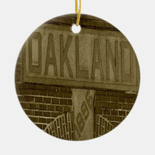 Oakland Cemetery, Oakland Cemetery Atlanta,Oakland Ceramic Ornament