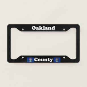 Oakland County Michigan LPF License Plate Frame
