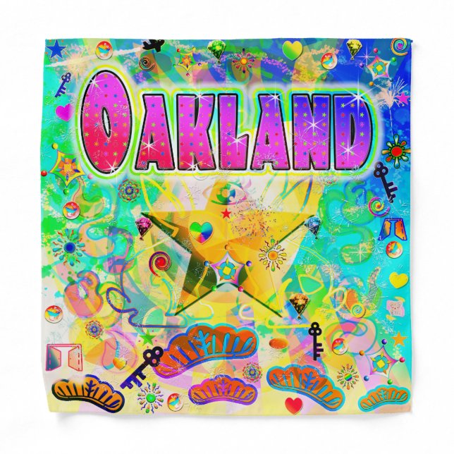 Oakland Epoch Hour Bandana (Front)
