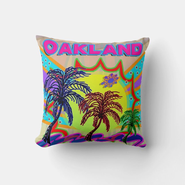 Oakland Eternal Pillow (Front)