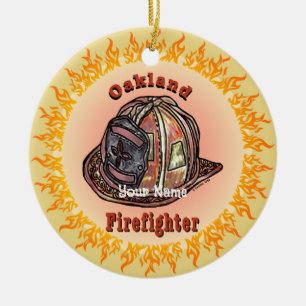 Oakland Firefighter ornament