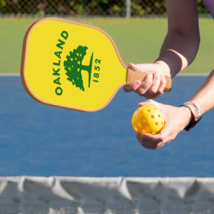 Oakland Flag, California Pickleball Paddle