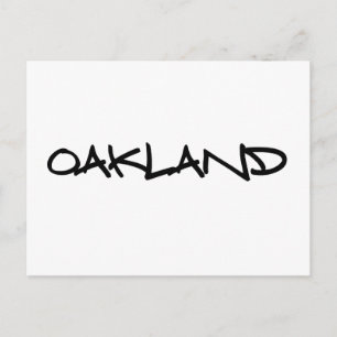 Oakland Graffiti Postcard