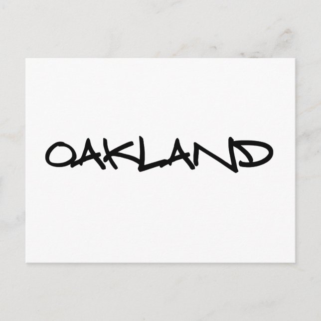 Oakland Graffiti Postcard (Front)