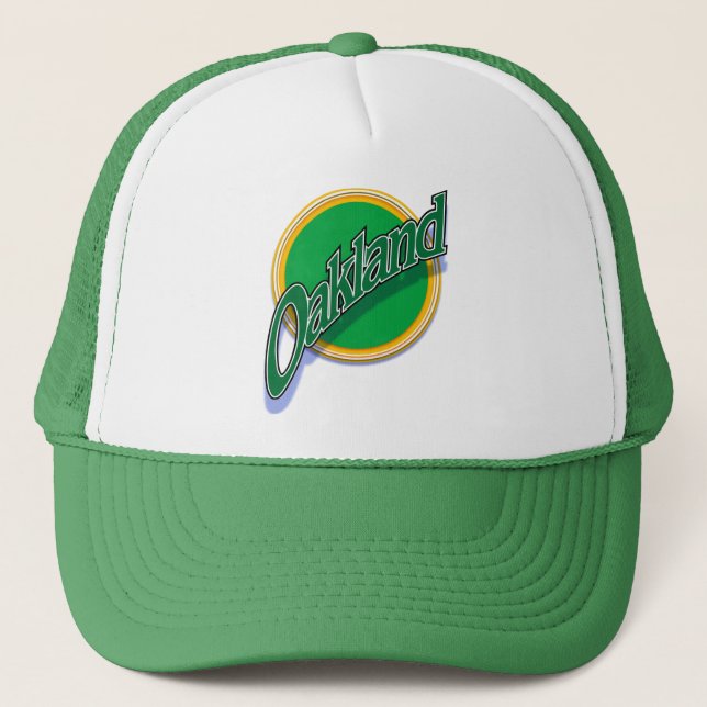 Oakland greenbangle cap (Front)
