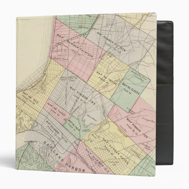 Oakland index map binder (Front/Inside)