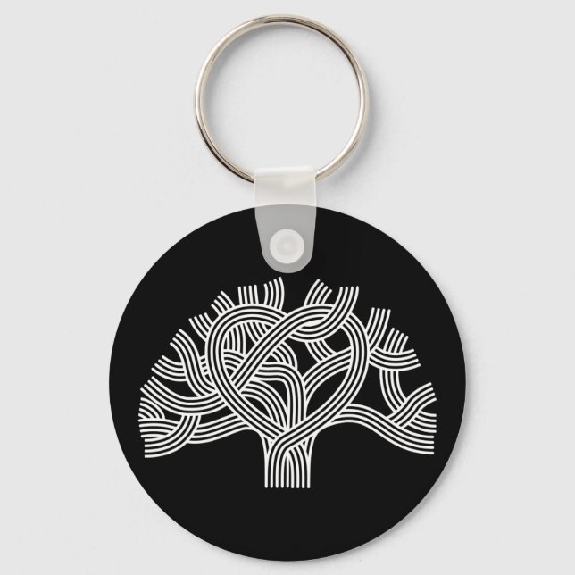 Oakland Love Tree Keychain (Front)