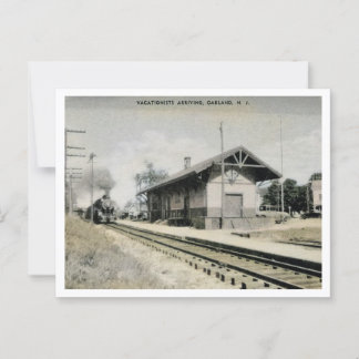 Oakland NJ Train Station 1910s Postcard