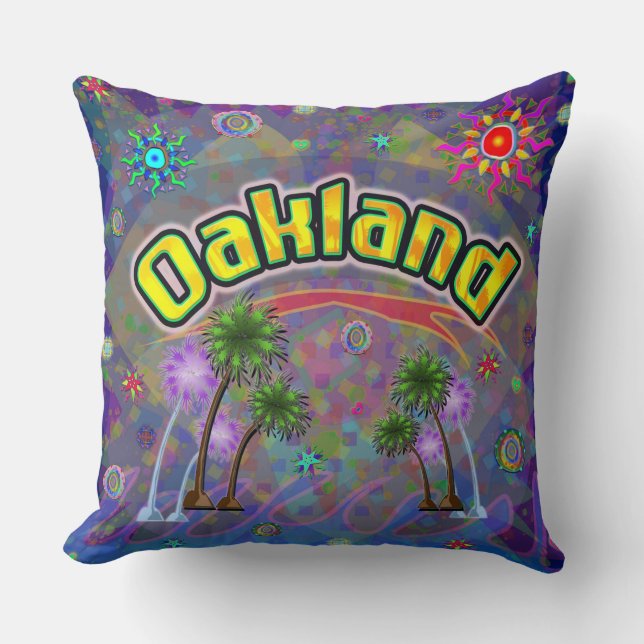 Oakland Noble Voyage Pillow (Front)