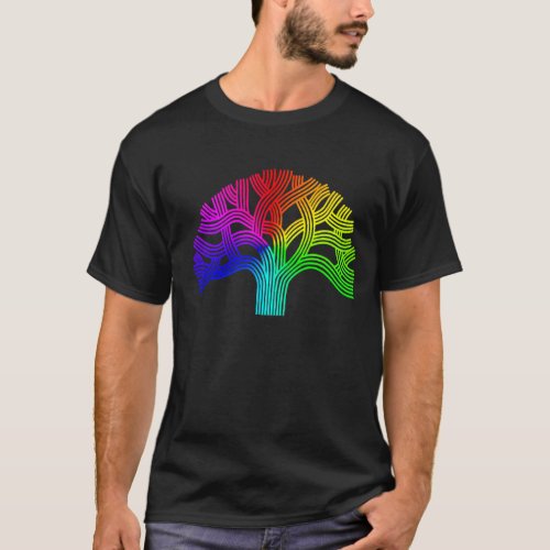 Oakland Pride  Rainbow Tree T_Shirt