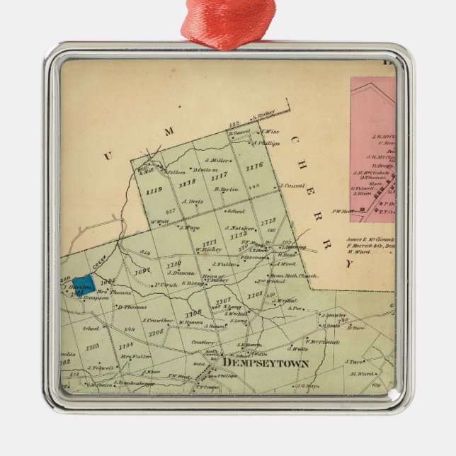 Oakland Township Metal Ornament (Front)