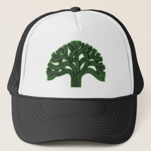 Oakland Tree Green Haze Trucker Hat