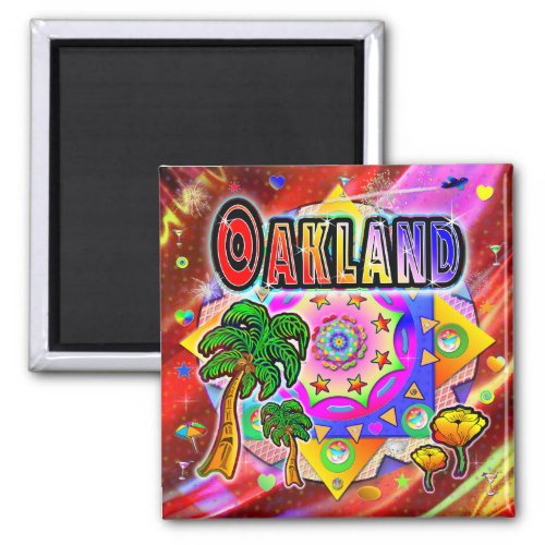 Oakland Tropical Friends Magnet