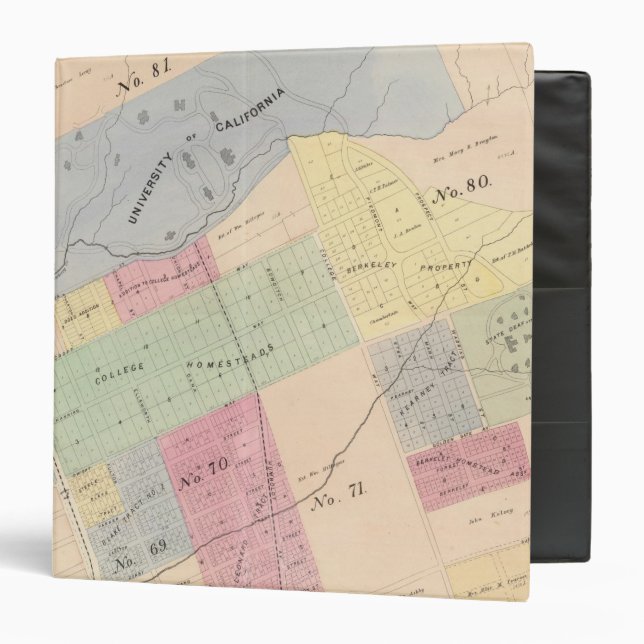 Oakland, vicinity 16 3 ring binder (Front/Inside)