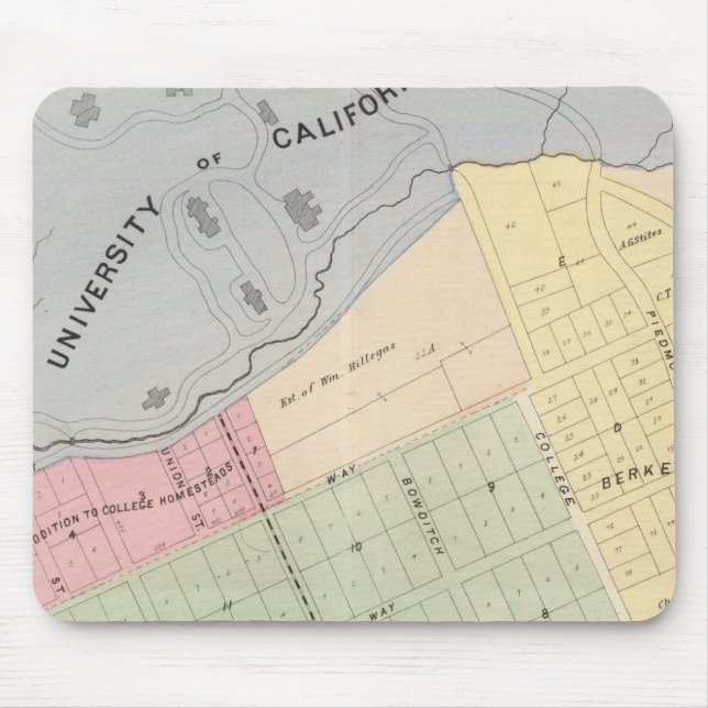 Oakland, vicinity 16 mouse pad (Front)