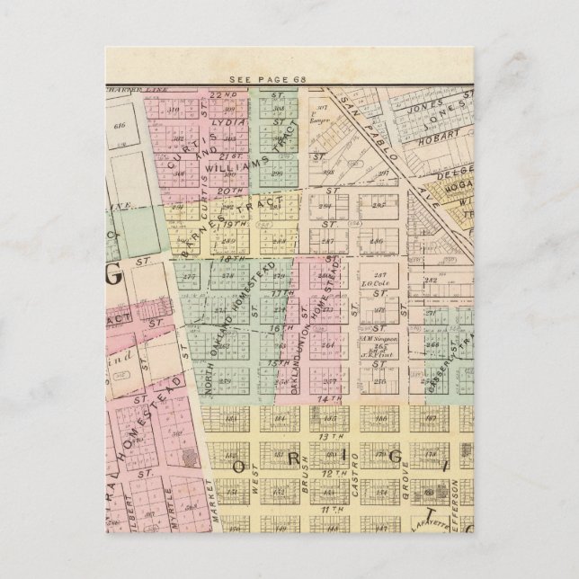 Oakland, vicinity 3 postcard (Front)