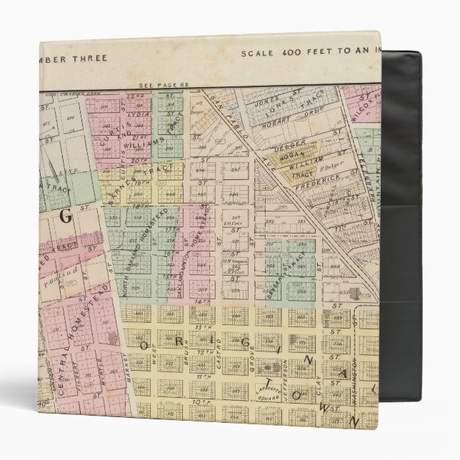 Oakland, vicinity 3 ring binder (Front/Inside)