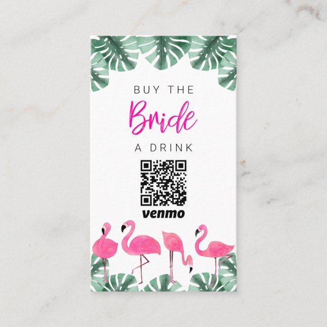 OAKLEY Buy the Bride a Drink QR Code Card (Front)