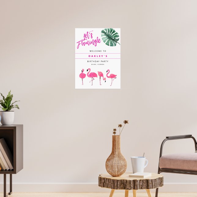 Grande étiquette De Voyage Pylones Rose Flamingo – 20 Cm, Stylée Et Pratique !