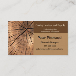 Oakley Lumber And Supply Business Card