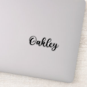 Oakley Name - Handwritten Calligraphy Sticker