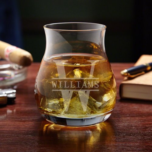 Oakmont Engraved Canadian Glencairn Whiskey Glass
