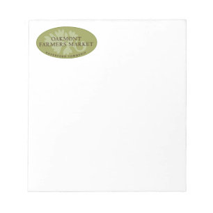Oakmont Farmers Market Logo Notepad
