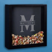 Oakmont Monogram Cigar Bands Shadow Box (Front)