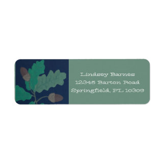 Oaks and Acorns Label