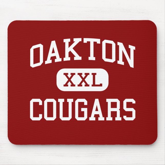 Oakton - Cougars - High School - Oakton Virginia Mouse Pad (Front)