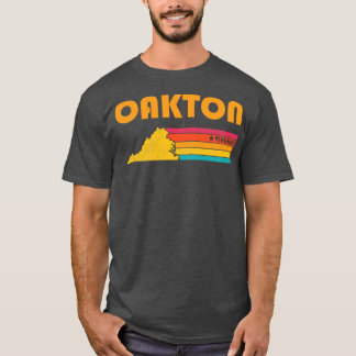 Oakton Virginia Vintage Distressed Souvenir T-Shirt