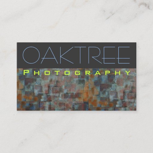 Customizable "Oaktree" Business Card Templates
