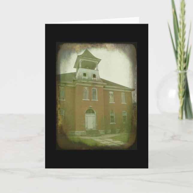 Oakville, Iowa School All Occasions  Card (Front)