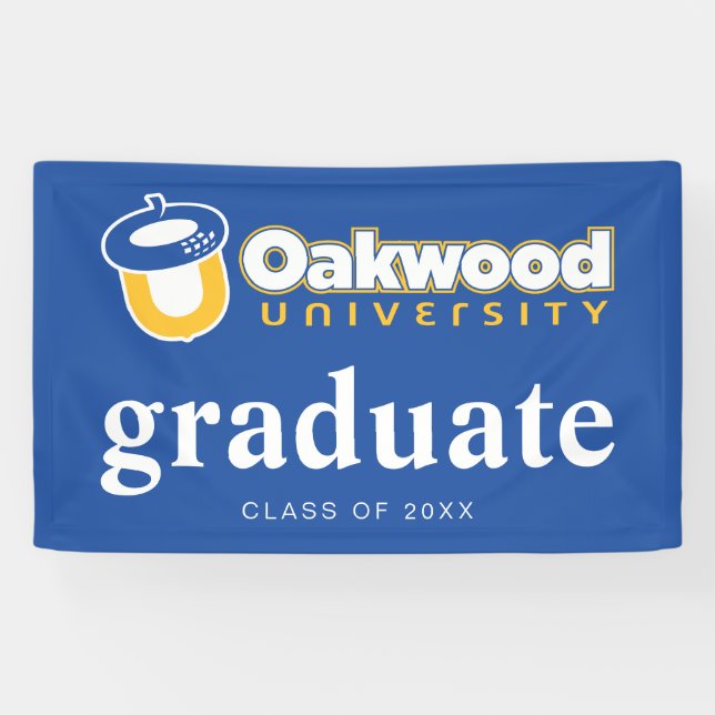 Oakwood University Graduation Banner (Horizontal)