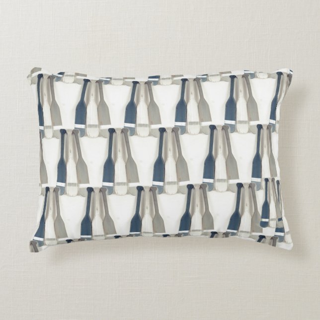 ***OARS GALORE*** LAKE HOUSE ACCENT PILLOW (Front)