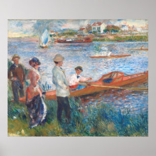 Oarsmen at Chatou - Auguste Renoir Fine Art Poster