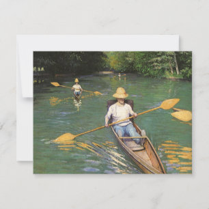 Oarsmen by Gustave Caillebotte, Vintage Fine Art