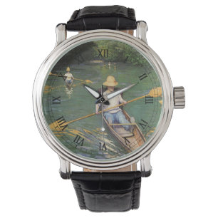 Oarsmen by Gustave Caillebotte, Vintage Fine Art Watch